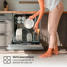 Lava-louças Eos Premium 10 Serviços Branco Ell08b 110v - 5