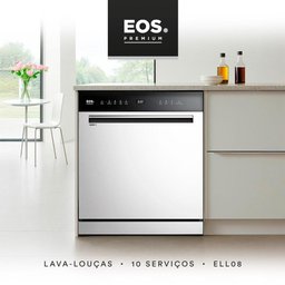 Lava-louças Eos Premium 10 Serviços Branco Ell08b 110v - 3