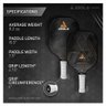 Raquete de Pickleball Joola Essentials, Preta - 8