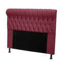 Ver imagem 1 de Cabeceira Tóquio 100 cm Suede Vermelho Vinho