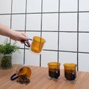 Ver imagem 6 de Kit 4 canecas de vidro de café ou chá parede dupla - Oikos