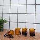 Ver imagem 4 de Kit 4 canecas de vidro de café ou chá parede dupla - Oikos