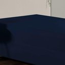 Ver imagem 3 de Jogo de Cama Solteiro Nobre 2 Peças Luva de Box 55cm de Altura Malha 100% Algodão - Azul-marinho