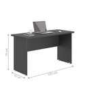 Ver imagem 3 de Mesa de Escritorio com Armário 2 Portas Pampulha Preto Onix