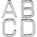 Ver imagem 3 de Letra B Residencial Pequena Cromada Para Apartamento