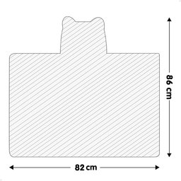 Manta Cobertor Toalha de Banho com Capuz para Bebê Criança Lorben Manto Bichinhos Fleece Macio - 4