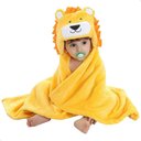 Ver imagem 1 de Manta Cobertor Toalha de Banho com Capuz para Bebê Criança Lorben Manto Bichinhos Fleece Macio