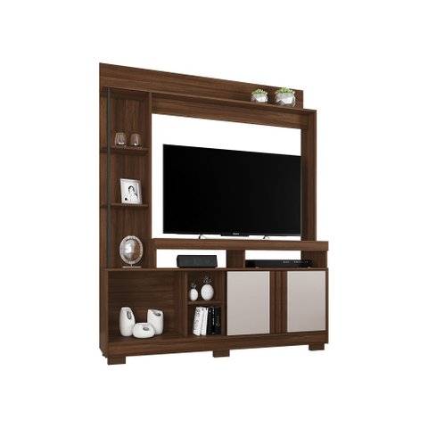 Estante Home para TV até 49 Polegadas Sedução JCM Móveis Avelã/Off