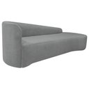 Ver imagem 4 de Kit Sofá Curvo França 200cm Ld. e 2 Poltronas Luiza Max Conforto, Bouclé Cinza