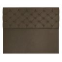 Ver imagem 3 de Cabeceira Capitonê King 195cm Jade Suede Marrom Castor Slk Decor Cabeceira Jade