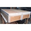 Ver imagem 3 de Cama Box Baú Queen Bipartido Blindado Suede Bege Com Pistão A Gás