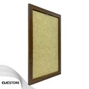 Ver imagem 2 de Kit 05 Molduras A5 15x21cm com Acetato e Fundo para Quadros Diplomas Certificados Fotos Cor:marrom