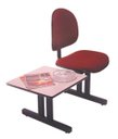 Ver imagem 1 de Cadeira Executiva e Mesa para Recepção Linha Office Vermelho