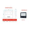 Refletor Led 50w 3000K Bivolt Branco Quente Avant - 2