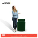 Ver imagem 5 de Puff Decorativo Orgânico Living Aegon Minimalista Veludo Verde - Desk Design