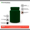Ver imagem 3 de Puff Decorativo Orgânico Living Aegon Minimalista Veludo Verde - Desk Design