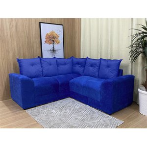 Sofá Canto Azul 110 Belo