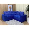 Sofá Canto Azul 110 Belo - 1