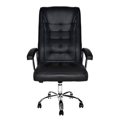 Cadeira Escritório Presidente Prime Line Pl-101 Big com Molas - Preto