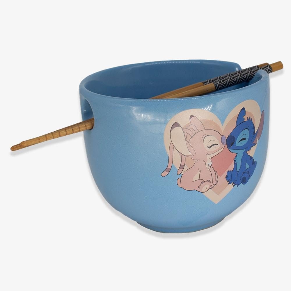 Bowl com Hashi 500ml Stitch Meu Monstrinho