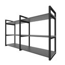 Ver imagem 2 de Prateleira estante estilo Industrial Cozinha prateleira de parede Prateleira industrial cozinha