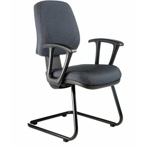 Cadeira Executiva Base Fixa em S Linha New Confort