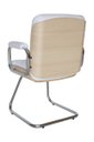 Ver imagem 3 de Poltrona Eames Diretor Base Fixa Linha Capa em Madeira Cor:Branco