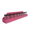 Ver imagem 3 de Porta Temperos Mdf Rosa com 8 Potes - Volpato