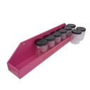 Ver imagem 4 de Porta Temperos Mdf Rosa com 8 Potes - Volpato