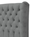 Ver imagem 3 de Cabeceira Queen Everest P02 160cm para Cama Box Corano - Doce Sonho Móveis Cinza