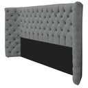 Ver imagem 6 de Cabeceira Queen Everest P02 160cm para Cama Box Corano - Doce Sonho Móveis Cinza