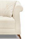 Ver mais imagens de Kit 2 Poltronas Decorativas Retro Polo Linho Natural Ezz Natural