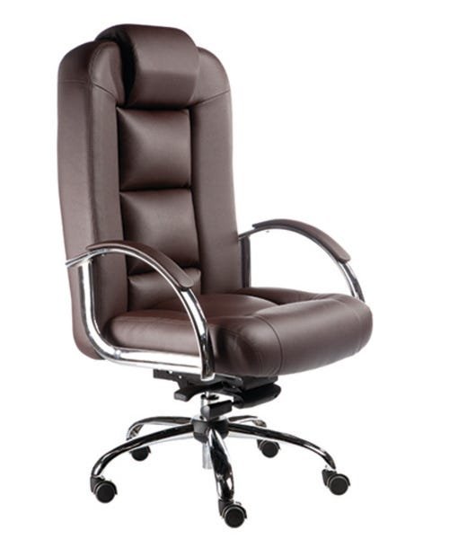 Poltrona Presidente Luxuosa com Braços Fixos Linha Firenze - 1