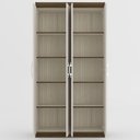 Ver imagem 7 de Armário para Escritório Barramas 4 Portas Off White - Pnr Móveis