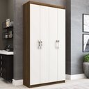 Ver imagem 2 de Armário para Escritório Barramas 4 Portas Off White - Pnr Móveis