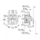 Ver imagem 3 de Acabamento Monocomando para Chuveiro com Desviador Eurocube Grohe