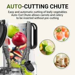 Amzchef Juicer Automático Masticating 250w com Abertura de 135mm (prata) - 4