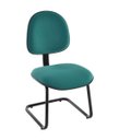 Ver imagem 1 de Cadeira Executiva Base Fixa em S Linha Office Economy