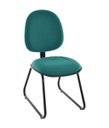 Ver imagem 1 de Cadeira Executiva Base Fixa Trapézio Linha Office Plus