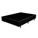 Ver imagem 1 de Cama Box Casal Sintetico Premium Santo Box 40x138x188:preto