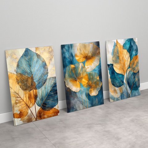 Quadros Decorativos Flores Abstratas