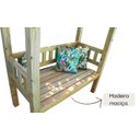 Ver imagem 4 de Kit Conjunto de 2 Pergolados de Madeira 1,75x0,90 M - Modelo Chardonnay - Pensemadeiras - Única Únic