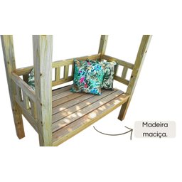 Kit Conjunto de 2 Pergolados de Madeira 1,75x0,90 M - Modelo Chardonnay - Pensemadeiras - Única Únic - 4
