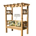 Ver imagem 1 de Kit Conjunto de 2 Pergolados de Madeira 1,75x0,90 M - Modelo Chardonnay - Pensemadeiras - Única Únic