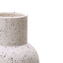 Ver imagem 4 de Vaso Decorativo Cilíndrico em Cerâmica Branco 24x11 cm - D’Rossi