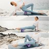 Rolo Miofascial Foam Roller Massagem Yoga Fisioterapia Pilates Exercicio Treino Academia Alivia Dore - 5