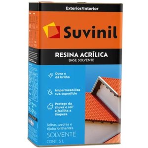 Resina Acrílica 5 Litros - 53393563 - Suvinil Resina Acrilica 5l