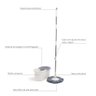 Mop Simplo Giro Fit com Balde e Esfregão de Microfibra - 5