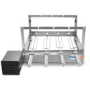 Ver imagem 1 de Gira Grill Inox 4 Espetos para Churrasqueira Bivolt Pratic