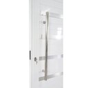 Ver imagem 6 de Porta Lambril de Alumínio 210x90cm com Friso e Visor Abertura Direita Yescasa Branco